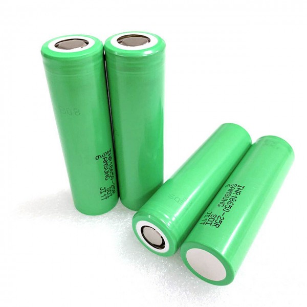 25R 18650 Green 2500mah Battery